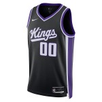 Maillot NBA Sacramento Kings Personnalisable Nike 2023-24 Icon Edition Noir Swingman - Homme